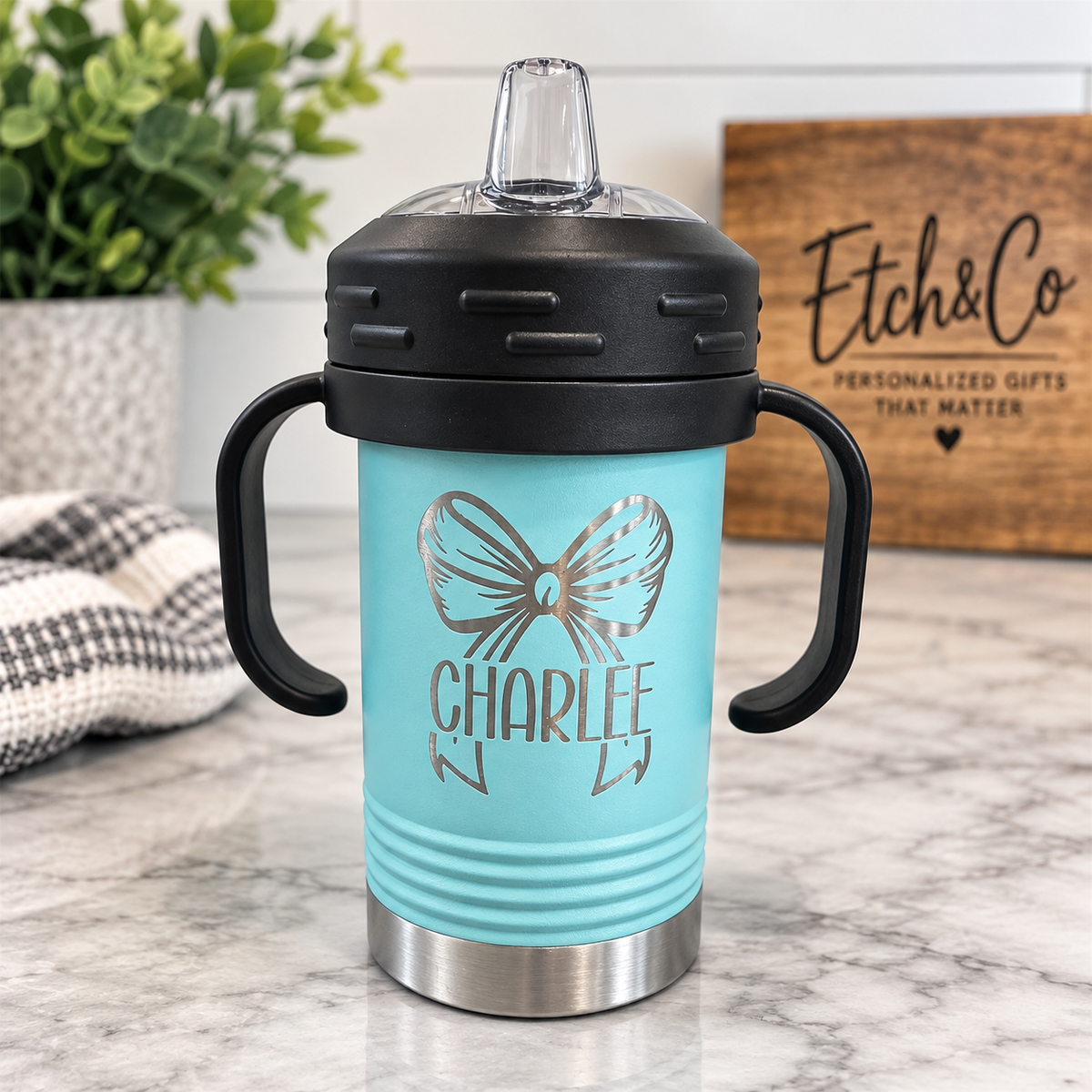 Personalized 10 oz Sippy Cup Tumbler