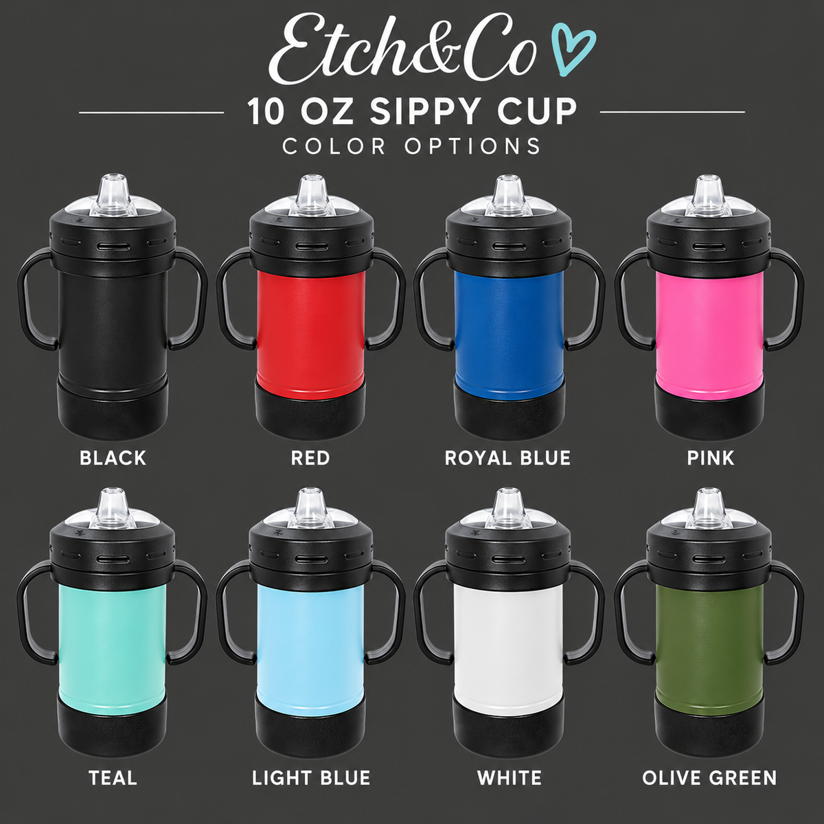 Personalized 10 oz Sippy Cup Tumbler