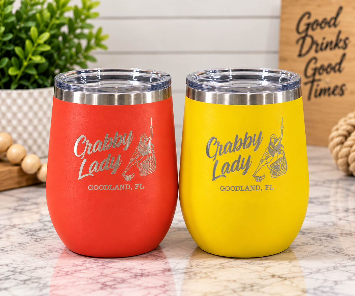 Personalized 12 oz Wine Tumbler