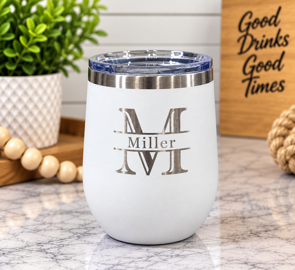 Personalized 12 oz Wine Tumbler
